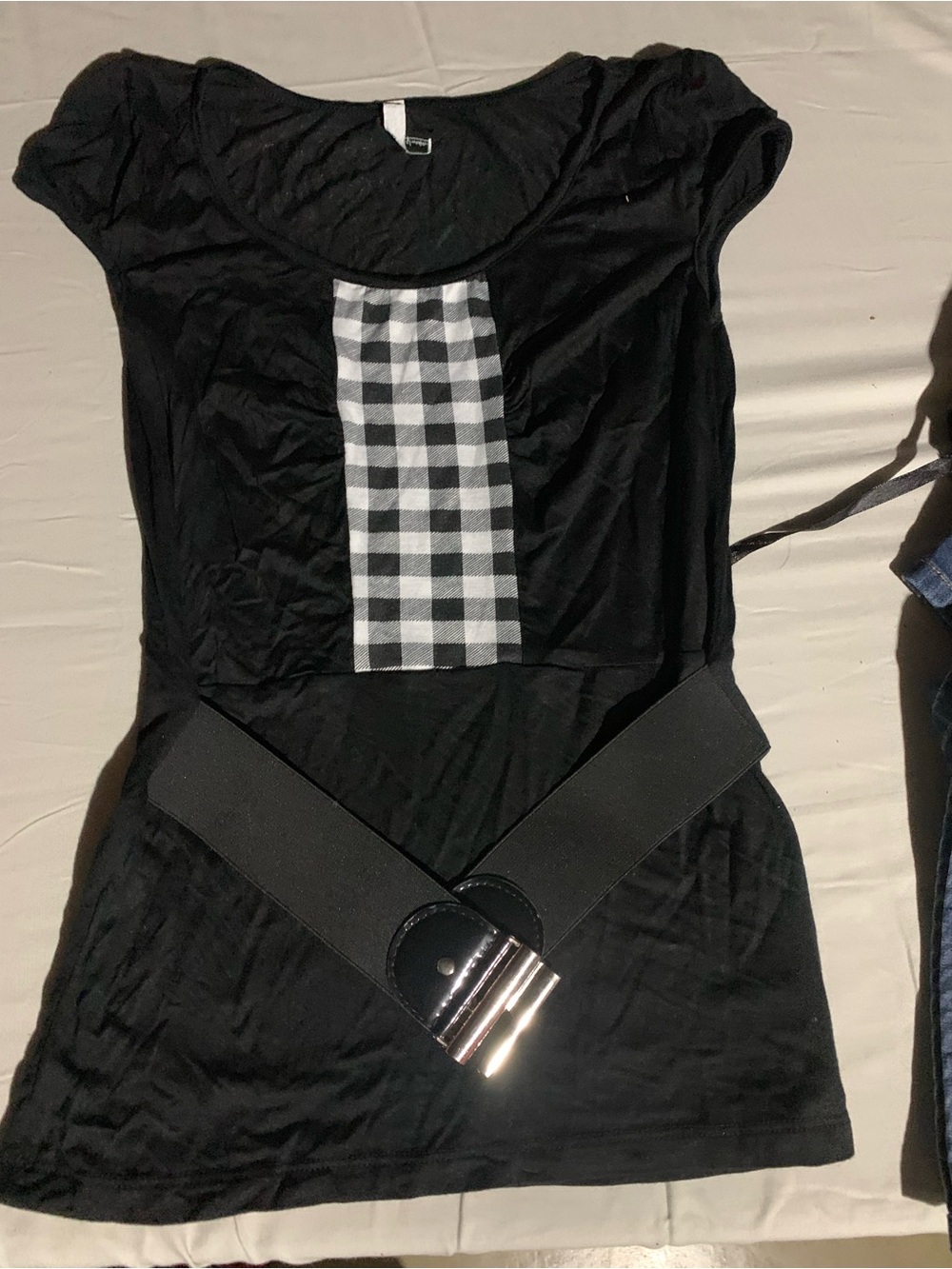 Color swatch Collection Black Embellished Blouse